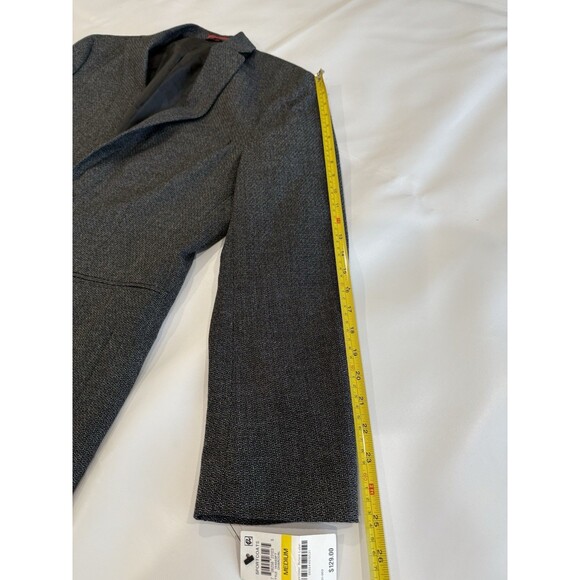 Alfani Mens Blazer Sz M Gray Charcoal 2 Button Sport Coat Blazer Textured NWT a - Picture 9 of 9